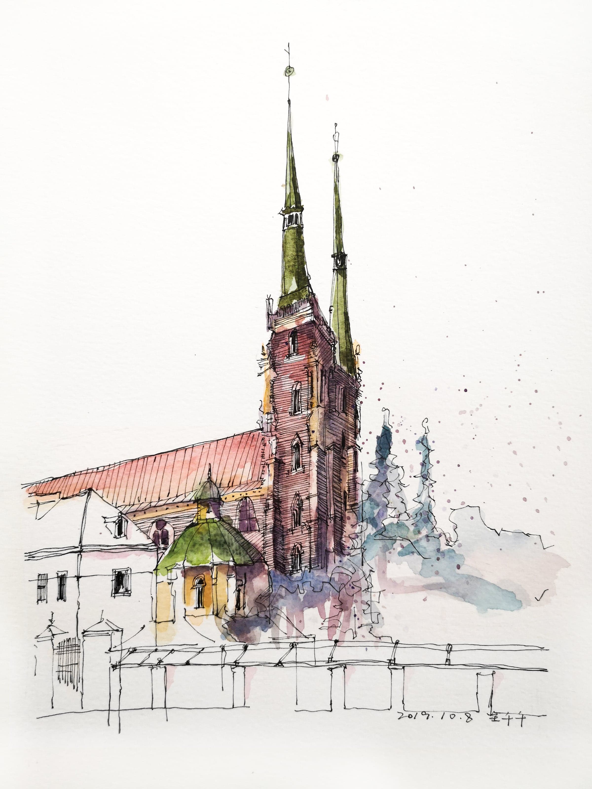 Pen & Wash II