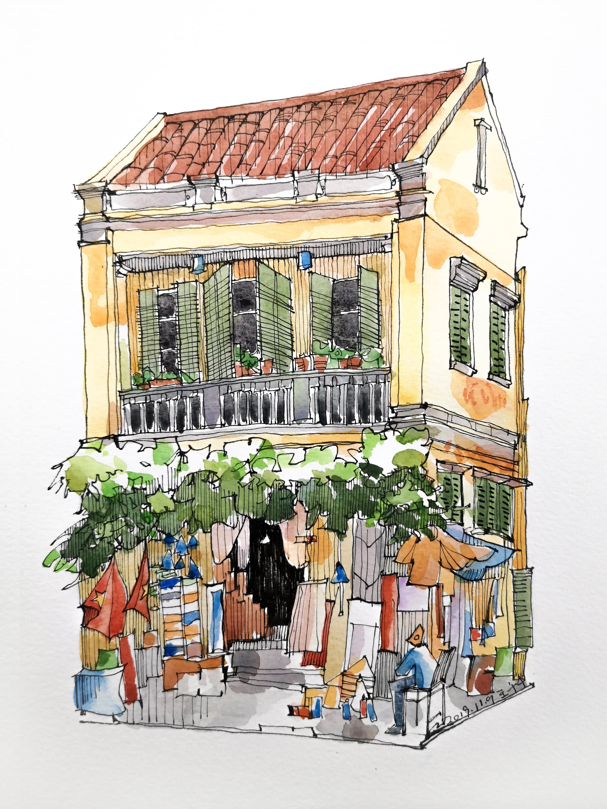 Pen & Wash IV