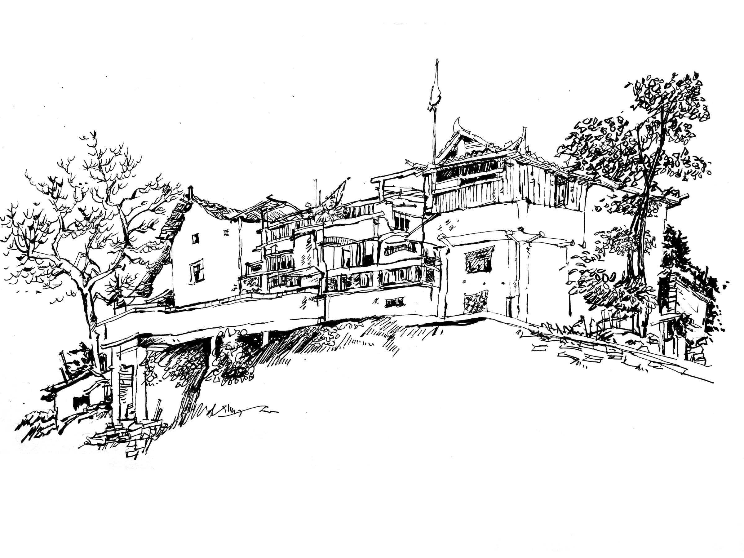 Pen Drawing V